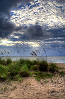 Beach Grass and Cloudy Sunrise2