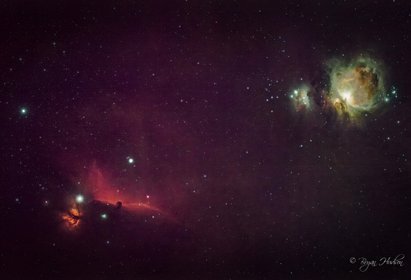 Orion, Flame, and Horse Head