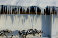 icicles after the storm – Indianapolis