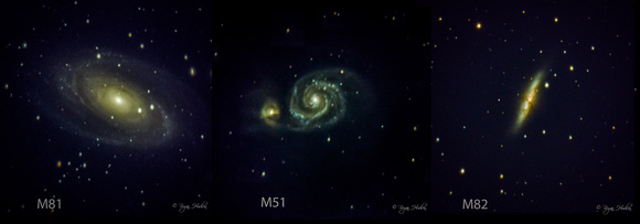 M51, M81, M82