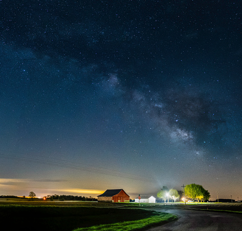 Milky Way and Barn