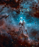 "Pillars of Creation" (Crop of Eagle Nebula)