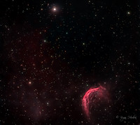 Shrimp Nebula (SH2-188) and HD 9352 Star