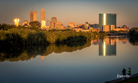 Harvest Moonrise over Indy