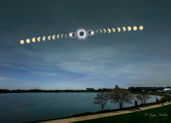 Solar Eclipse Image Composite
