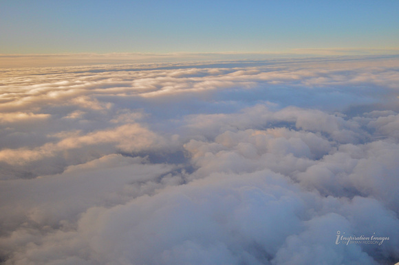 Somewhere above the clouds