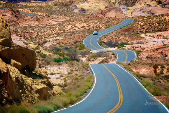 Road Through Valley of Fire, Nevada